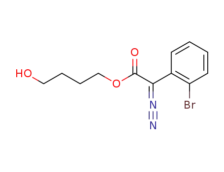 4-hydroxybutyl 2-(2-bromophenyl)-2-diazoacetate