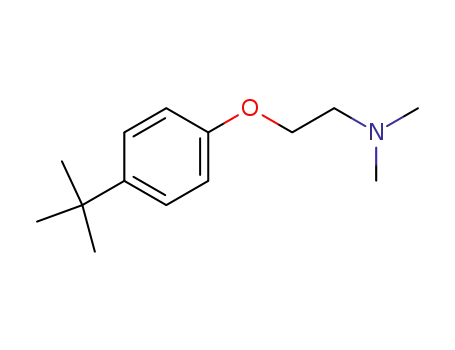 Molecular Structure of 73675-45-3 (N,N-dimethyl-2-(4-tert-butylphenoxy)ethylamine)