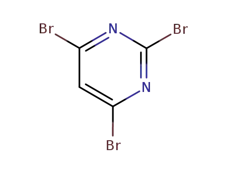 Molecular Structure of 36847-11-7 (2,4,6-tribromopyrimidine)