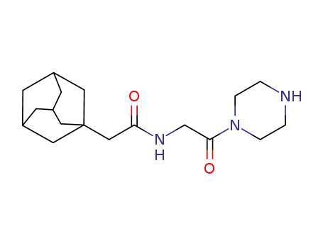 2-(adamantan-1-yl)-N-(2-oxo-2-(piperazin-1-yl)ethyl)acetamide