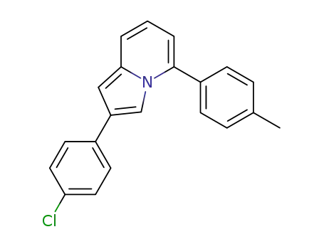 2-(4-chlorophenyl)-5-(p-tolyl)indolizine