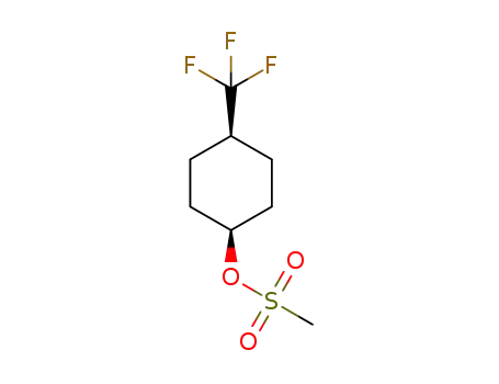 Molecular Structure of 1544010-54-9 (Methanesulfonic acid 4-trifluoroMethyl-cyclohexyl ester)