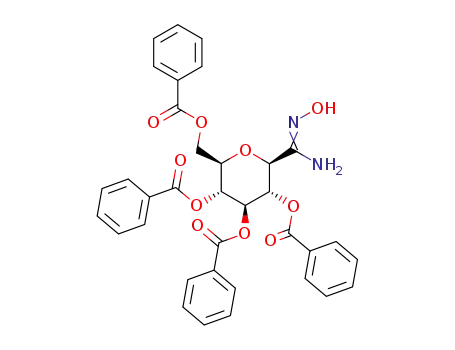 C-(2,3,4,6-tetra-O-benzoyl-β-D-glucopyranosyl)formamidoxime