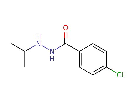 Molecular Structure of 19436-42-1 (1-(4-Chlorobenzoyl)-2-(1-methylethyl)hydrazine)