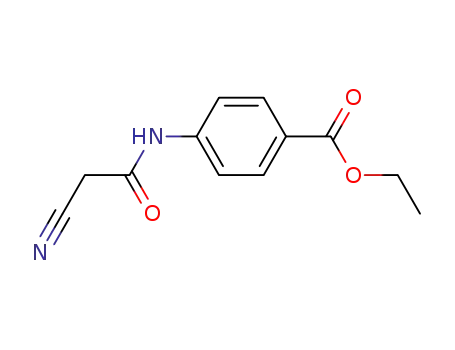Molecular Structure of 15029-53-5 (4-(2-CYANO-ACETYLAMINO)-BENZOIC ACID ETHYL ESTER)