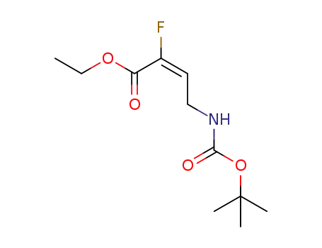 ethyl (E)-4-((tert-butoxycarbonyl)amino)-2-fluorobut-2-enoate