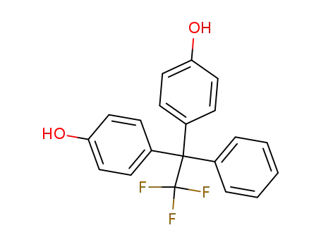 Molecular Structure of 1882-01-5 (Phenol, 4,4'-(2,2,2-trifluoro-1-phenylethylidene)bis-)