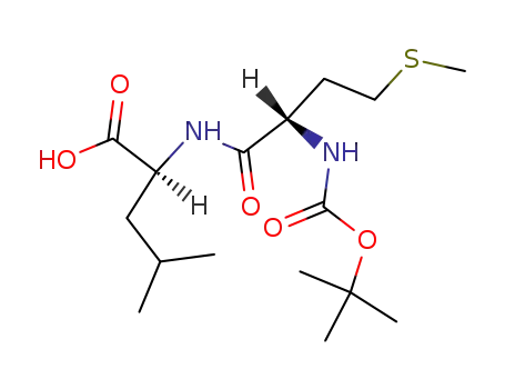 (2S)-2-(2-(tert-butoxycarbonylamino)-4-(methylthio)butanamido)-4-methylpentanoic acid