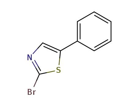 Molecular Structure of 133311-51-0 (2-Bromo-5-phenylthiazole)