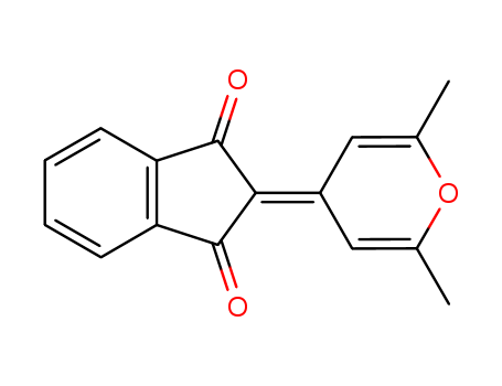 2-(2,6-dimethylpyran-4-ylidene)indene-1,3-dione cas  71107-31-8
