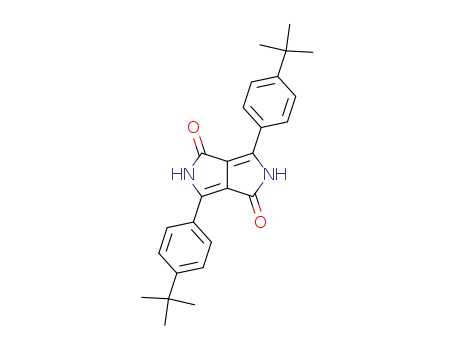 Molecular Structure of 84632-59-7 (Pyrrolo3,4-cpyrrole-1,4-dione, 3,6-bis4-(1,1-dimethylethyl)phenyl-2,5-dihydro-)