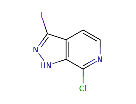 7-chloro-3-iodo-1H-pyrazolo[3,4-c]pyridine