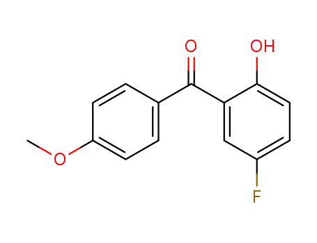 Molecular Structure of 727-93-5 (Methanone, (5-fluoro-2-hydroxyphenyl)(4-methoxyphenyl)-)