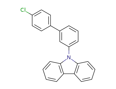 Molecular Structure of 2148296-04-0 (9-(4'-chlorobiphenyl-3-yl)carbazole)