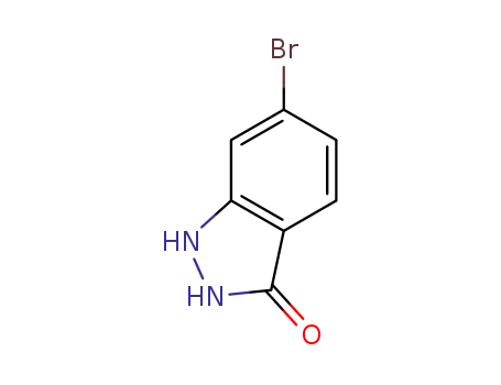 Molecular Structure of 885521-92-6 (6-Bromo-1H-indazol-3-ol)