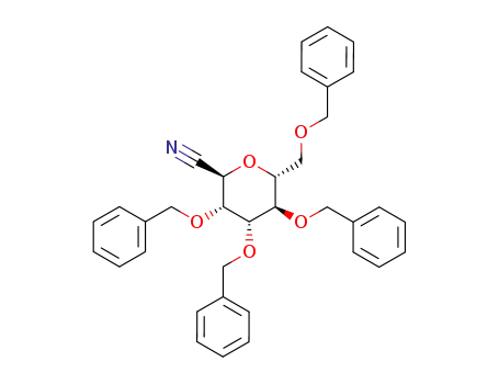 (2R,3R,4R,5R,6R)-3,4,5-tribenzyloxy-6-(benzyloxymethyl)tetrahydropyran-2-carbonitrile
