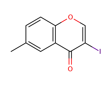 Molecular Structure of 341528-94-7 (3-iodo-6-methyl-4H-chromen-4-one)