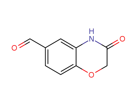Molecular Structure of 200195-15-9 (3-OXO-3,4-DIHYDRO-2H-BENZO[1,4]OXAZINE-6-CARBALDEHYDE)