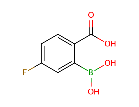 2-Carboxy-5-fluorophenylboronic acid