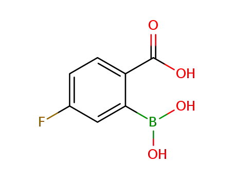 2- 카르복시 -5- 플루오로 벤젠 보론 산