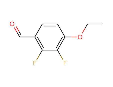Molecular Structure of 126162-95-6 (4-Ethoxy-2,3-difluorobenzaldehyde)