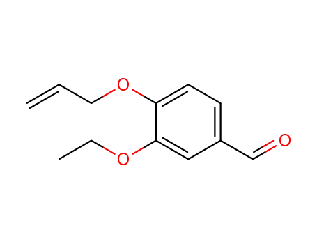 Molecular Structure of 225939-36-6 (Benzaldehyde, 3-ethoxy-4-(2-propenyloxy)- (9CI))