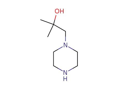 Molecular Structure of 156339-46-7 (1-Piperazineethanol,-alpha-,-alpha--dimethyl-(9CI))
