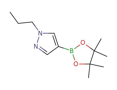 Molecular Structure of 827614-69-7 (1-Propyl-1H-pyrazole-4-boronic acid pinacol ester)