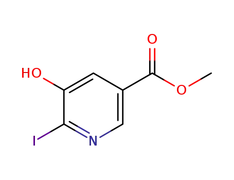Molecular Structure of 1189816-87-2 (methyl 5-hydroxy-6-iodopyridine-3-carboxylate)