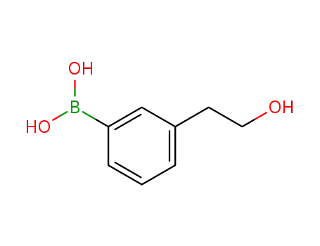 Molecular Structure of 647853-32-5 (3-(2-Hydroxyethyl)benzeneboronic acid)
