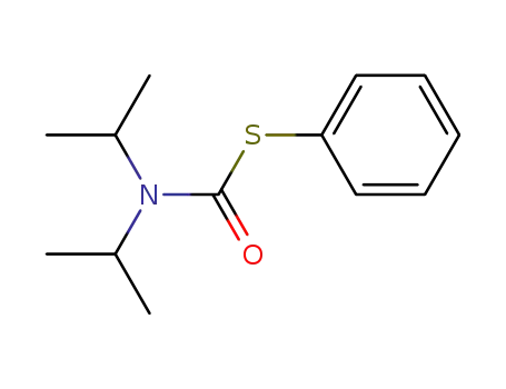 Molecular Structure of 36069-80-4 (S-phenyl dipropan-2-ylcarbamothioate)