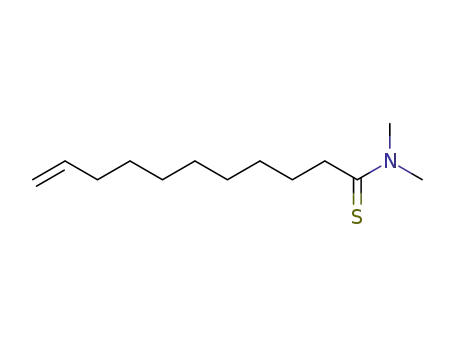 Molecular Structure of 73160-88-0 (10-Undecenethioamide,  N,N-dimethyl-)