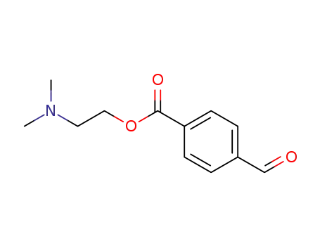 Molecular Structure of 64236-19-7 (2-(dimethylamino)ethyl 4-formylbenzoate)