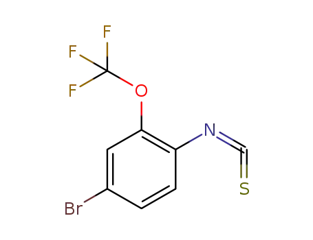 Molecular Structure of 238742-91-1 (4-BROMO-2-(TRIFLUOROMETHOXY)PHENYL ISOTHIOCYANATE)