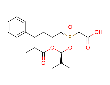 Des(4-cyclohexyl-L-proline) fosinopril acetic acid