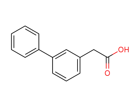 Molecular Structure of 23948-77-8 (BIPHENYLACETICACID)