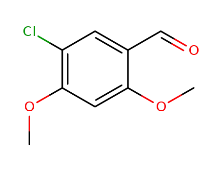 Molecular Structure of 912771-34-7 (5-Chloro-2,4-dimethoxy-benzaldehyde)