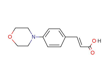 2-Propenoic acid, 3-[4-(4-morpholinyl)phenyl]-