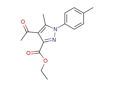 ethyl 4-acetyl-5-methyl-1-(4-methylphenyl)-1H-pyrazole-3-carboxylate
