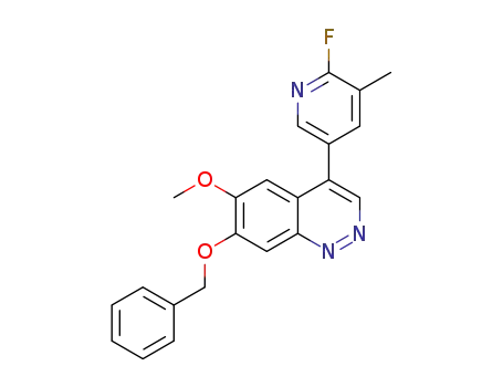 7-(benzyloxy)-4-(6-fluoro-5-methylpyridin-3-yl)-6-methoxycinnoline