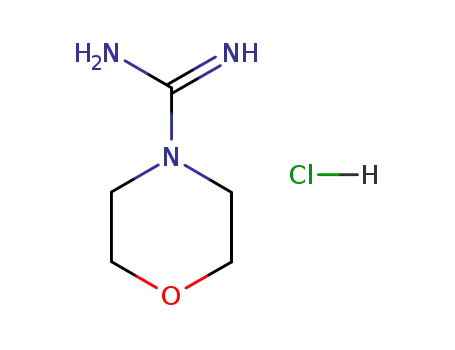 Molecular Structure of 5638-78-8 (morpholine-4-carboximidamide)