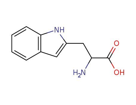 Molecular Structure of 1954-56-9 (1H-Indole-2-propanoic acid, a-amino-)