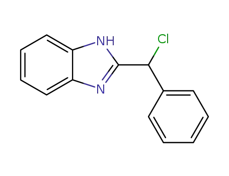Molecular Structure of 55671-58-4 (2-[chloro(phenyl)methyl]-1H-benzimidazole)