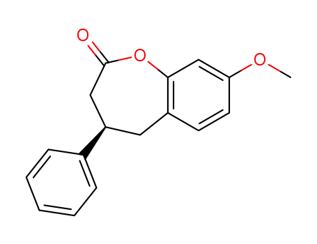 (R)-8-methoxy-4-phenyl-4,5-dihydrobenzo[b]oxepin-2(3H)-one