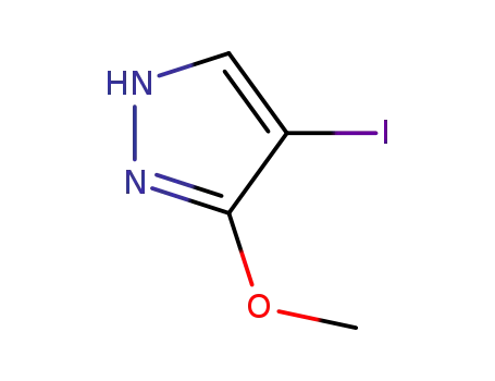 Molecular Structure of 1350325-05-1 (3-methoxy-4-iodopyrazole)