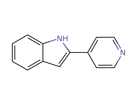 Molecular Structure of 21182-07-0 (2-PYRIDIN-4-YL-1H-INDOLE)