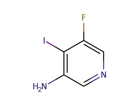 Molecular Structure of 1350475-29-4 (5-Fluoro-4-Iodo-Pyridin-3-Ylamine)