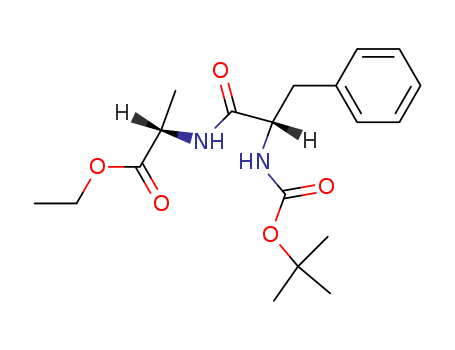 L-Alanine, N-[N-[(1,1-dimethylethoxy)carbonyl]-L-phenylalanyl]-, ethyl  ester