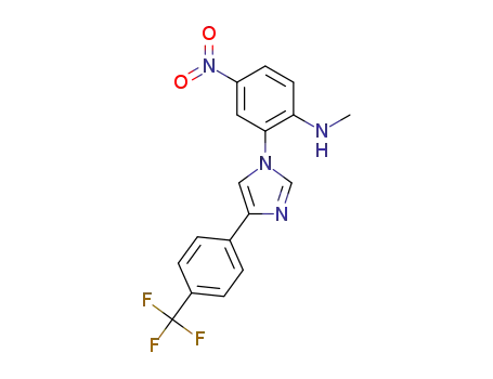 N-methyl-4-nitro-2-(4-(4-(trifluoromethyl)phenyl)-1H-imidazol-1-yl)aniline