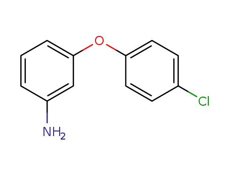Molecular Structure of 105945-24-2 (3-(4-CHLORO-PHENOXY)-PHENYLAMINE)